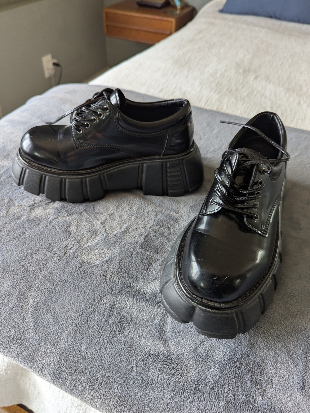 Jeffery Campbell Barge Platform Derby Shoes